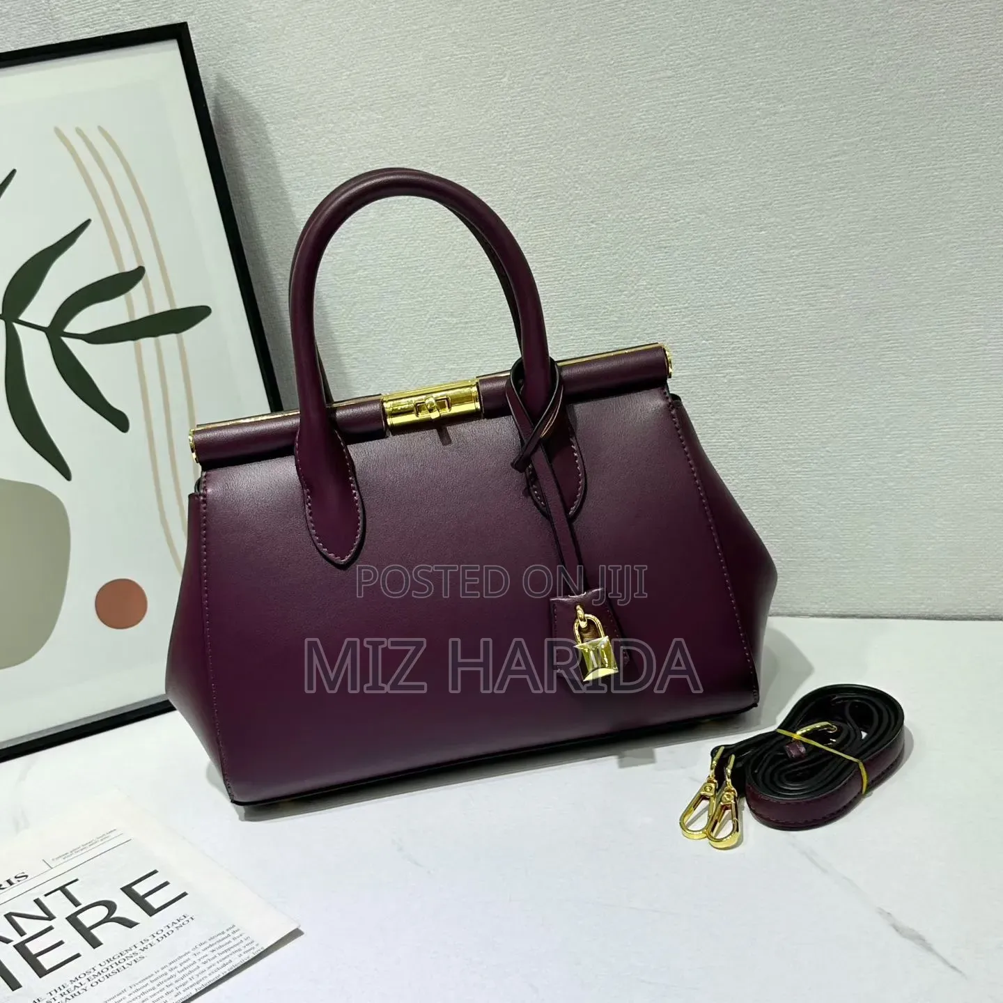 Structured Tote Handbag
