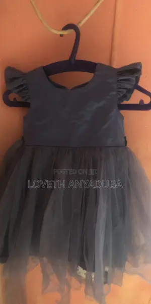 Blue Winter Dress for Toddler Girl Child