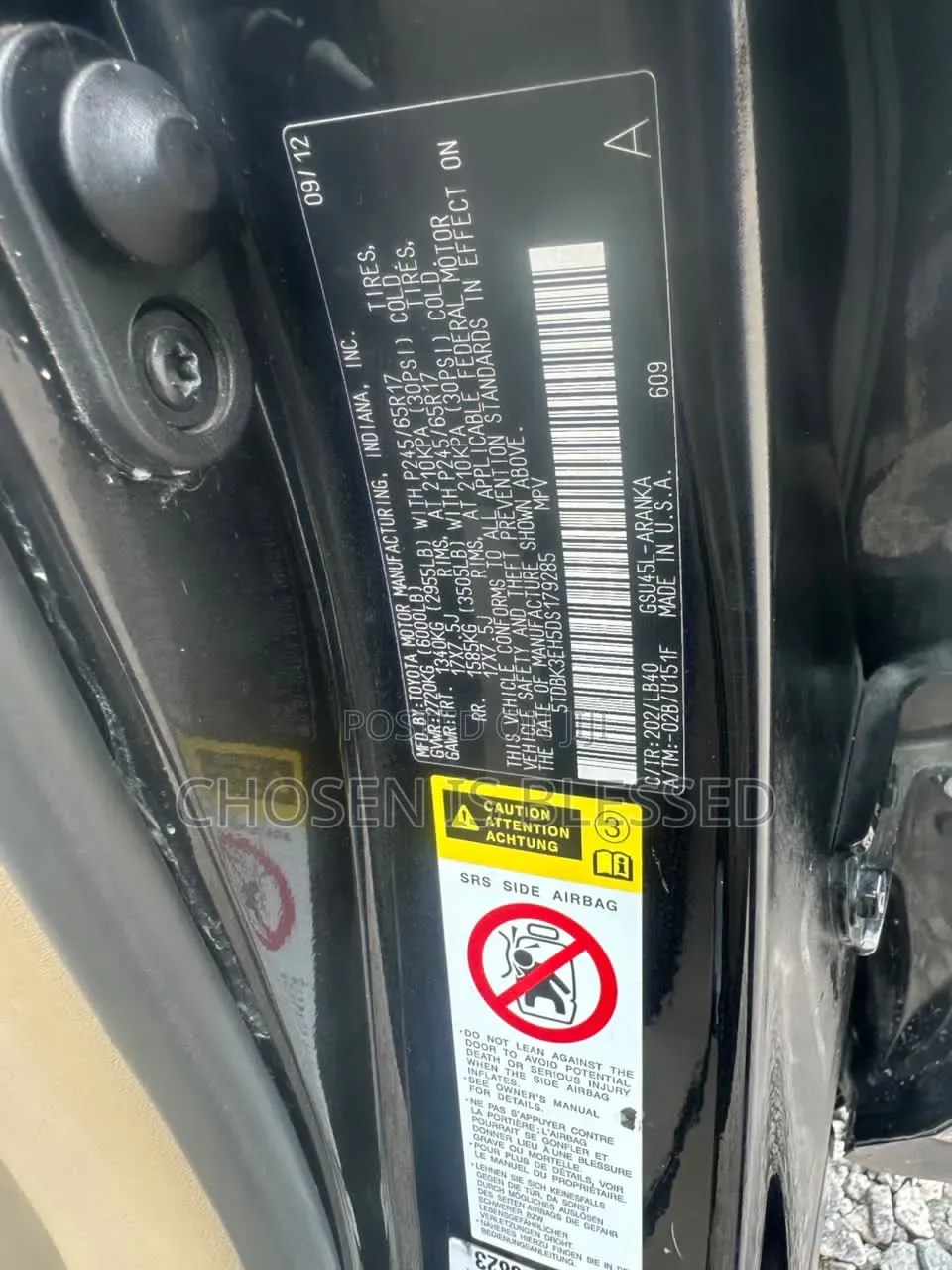 Toyota Highlander 2013 Black