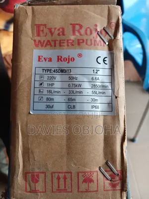 1hp Eva Rojo Submersible Pump