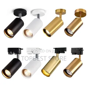 Track Spot Light Gold Body Aluminum Material Quality