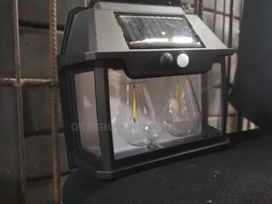 Solar Powered Outdoor Wall Lamp –Motion Sensor Security Light(double)