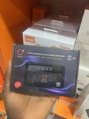Dual 5g OLAX Universal Mobile WiFi With 10000mAh Power Bank