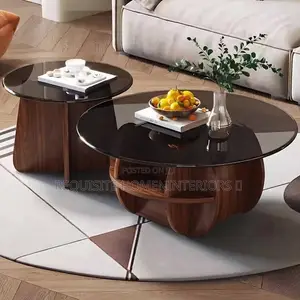 2 in 1 Glass Center Table