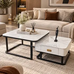 Luxury Marble Drawer Center Table