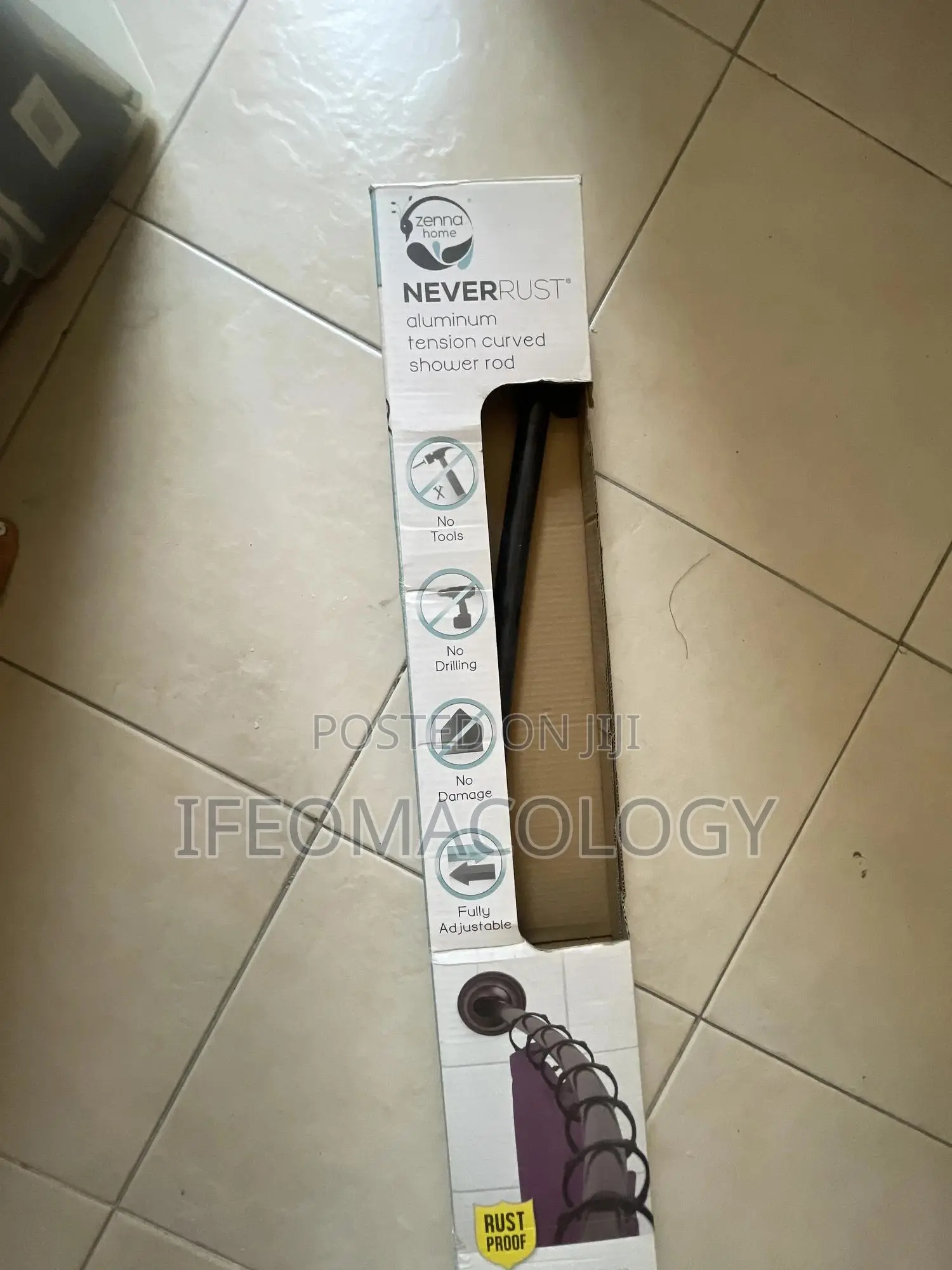 NeverRust Shower Rod