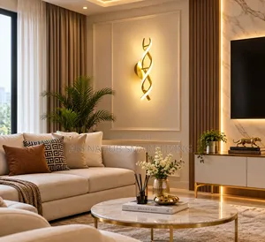 Modern and Minimalist LED Wall Sconce 3color Dimming AC 85v-265v