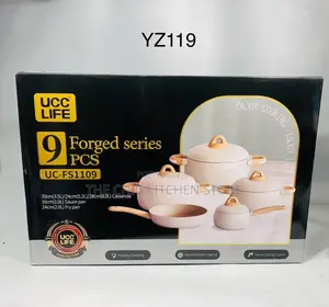 UCC 9pcs Forged Ceramic Cookware Series