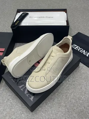 Original Zegna Men's Sneakers 100% Authentic Guaranteed