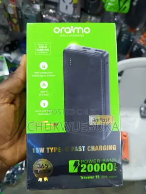 20000mAh Oraimo Power Bank