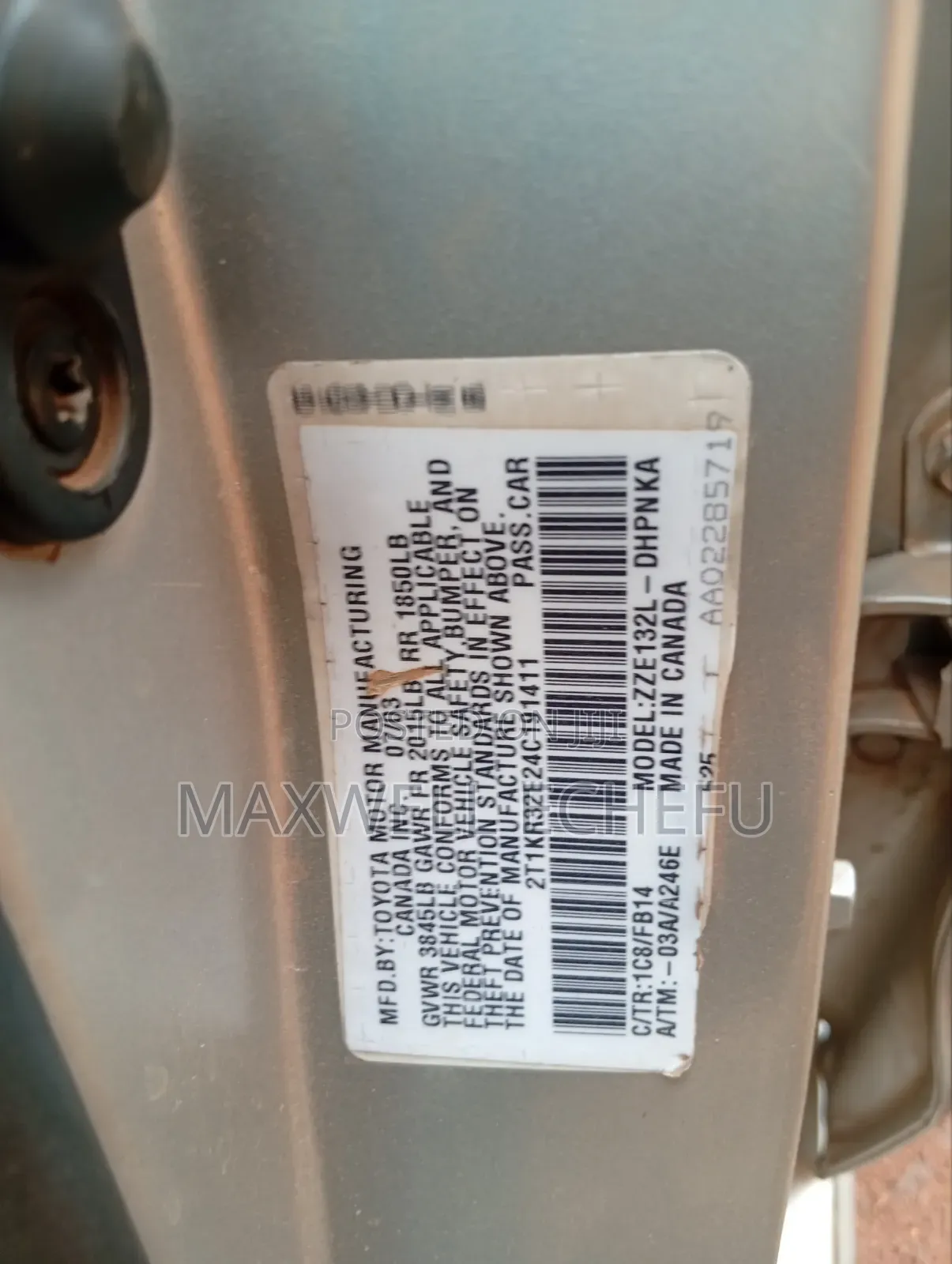 Toyota Matrix 2004 Silver