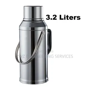 Large Capacity Long Hour Hot Water Thermal Flask - 3.2 Liters