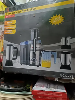 Kenwood 5 in 1 Stainless Steel Juicer and Blender Sc777s