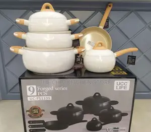 UCC 9pcs Forged Ceramic Cookware Series