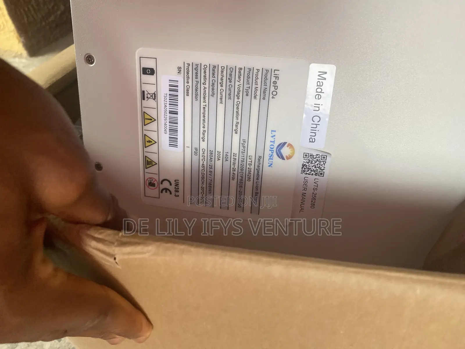 Luvtopsun 7.2kwh 24v Lithium Battery