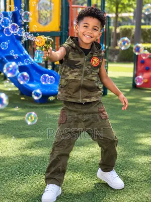 Kids Luxury Male Carmouflage Set