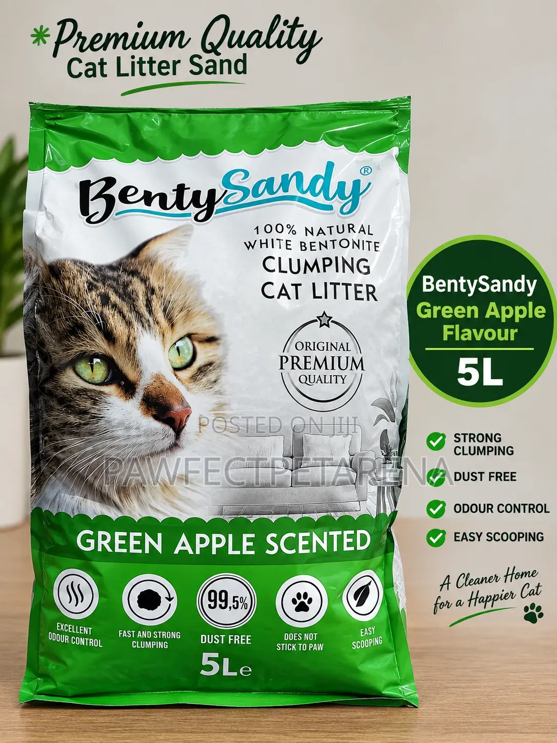 BentySandy Green Apple Flavour 5L