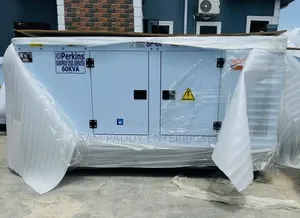 Original 60kva Perkins SOUNDPROOF Generator 100% Copper Coil