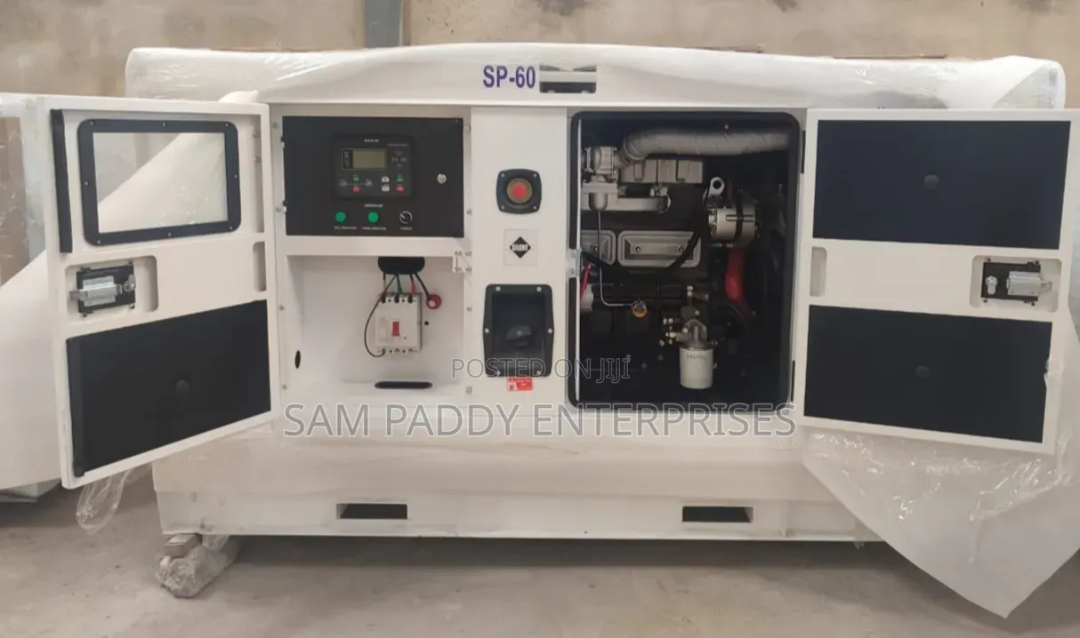 60kVA Perkins Silent Diesel Generator 100% Copper Coil
