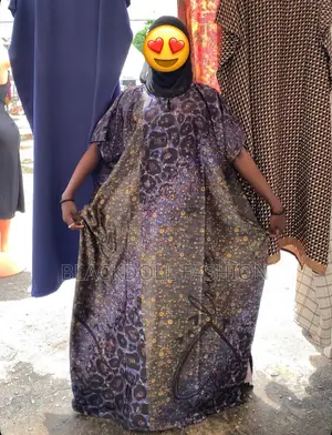 One Side Cutout Silk Bubu