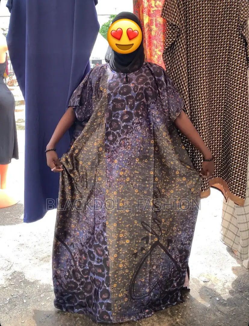 One Side Cutout Silk Bubu