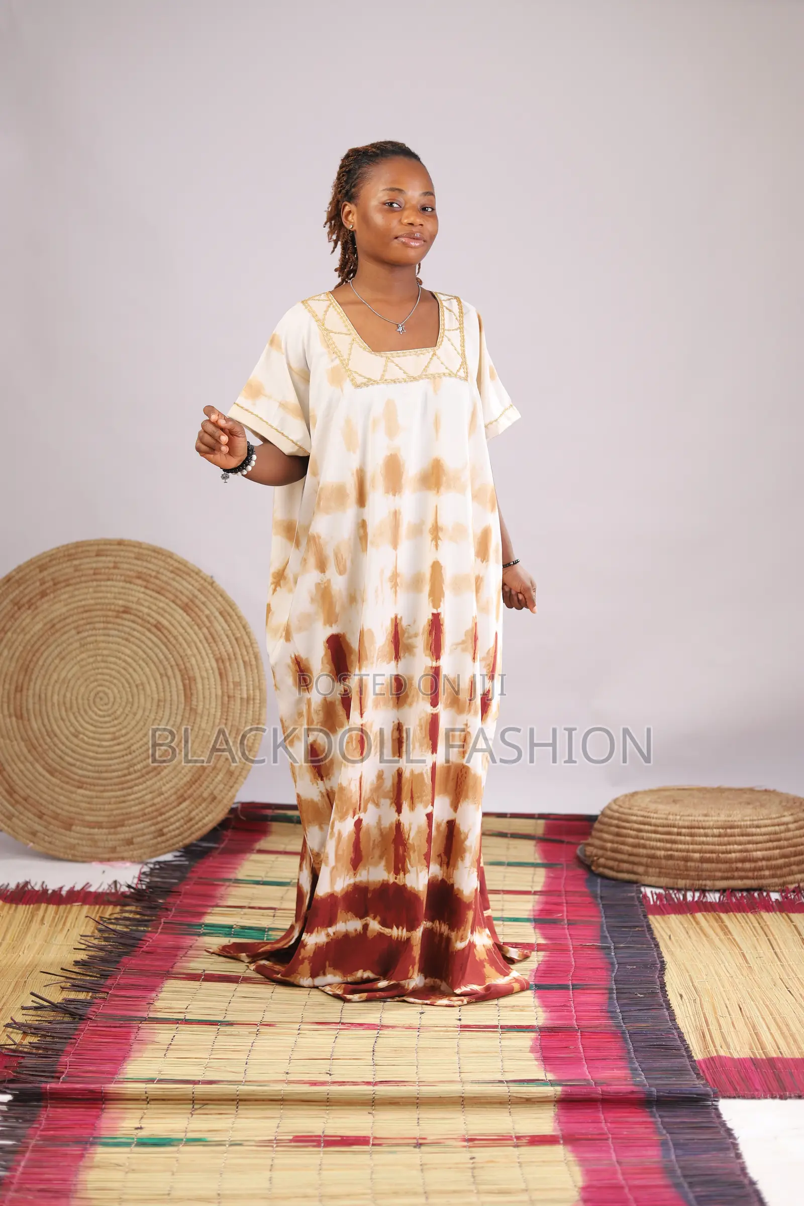 Free Size Neck Beaded Bubu