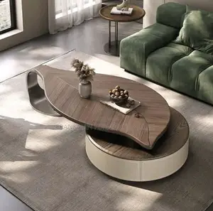 Oval Center Table With Stylish Design
