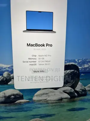 Laptop Apple MacBook Pro 2023 M2 Pro 32GB Apple M2 SSD 1T