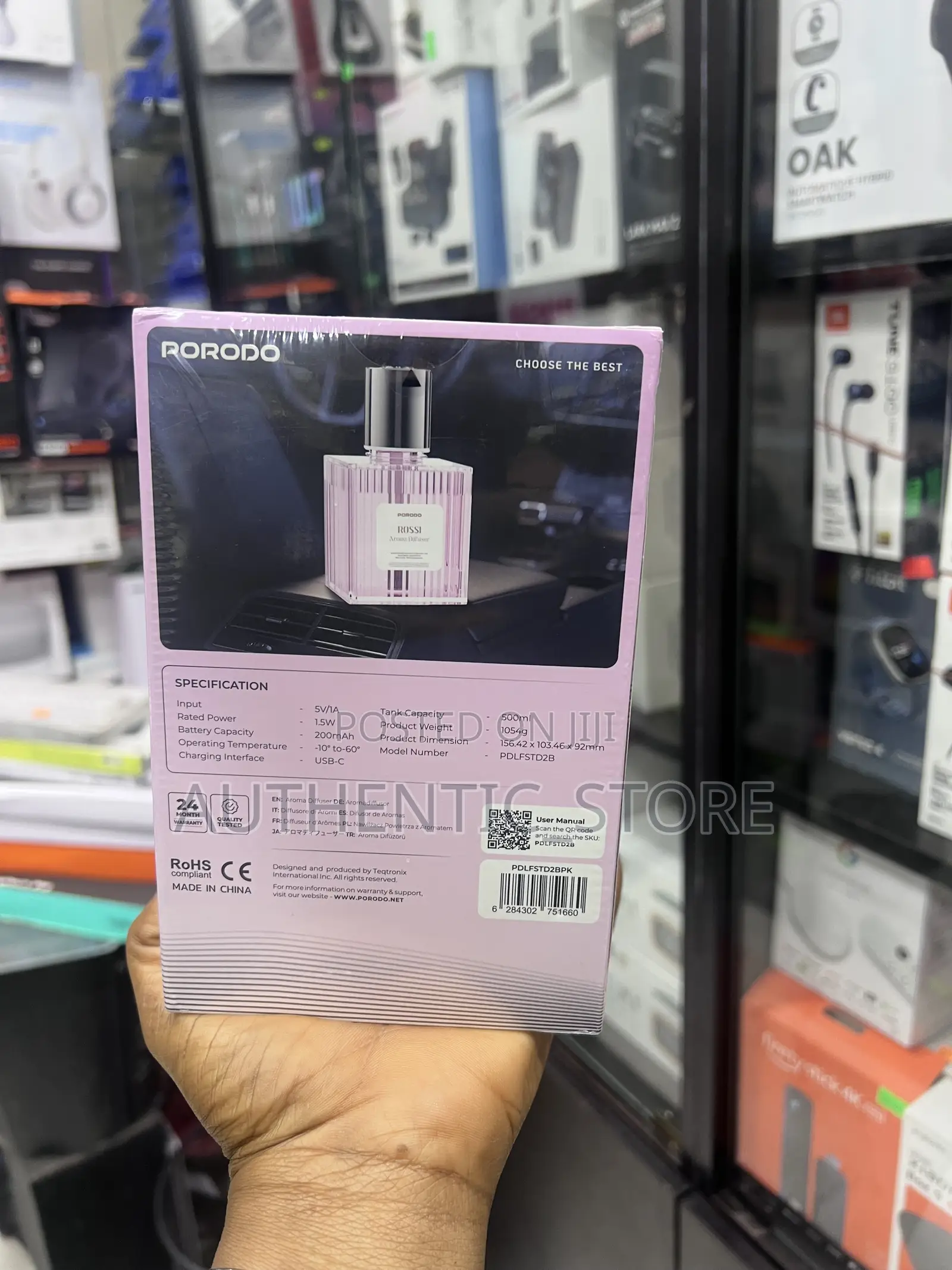 Porodo Rossi Aroma Diffuser