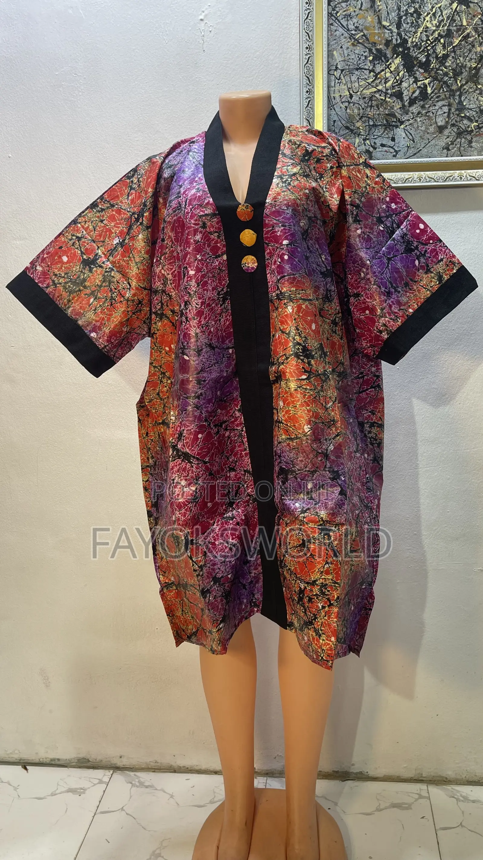Short Kampala Patches Gowns