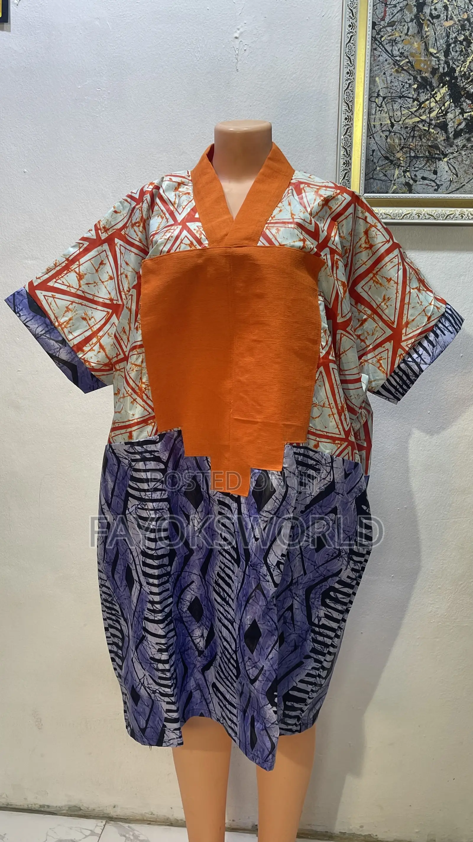 Short Kampala Patches Gowns