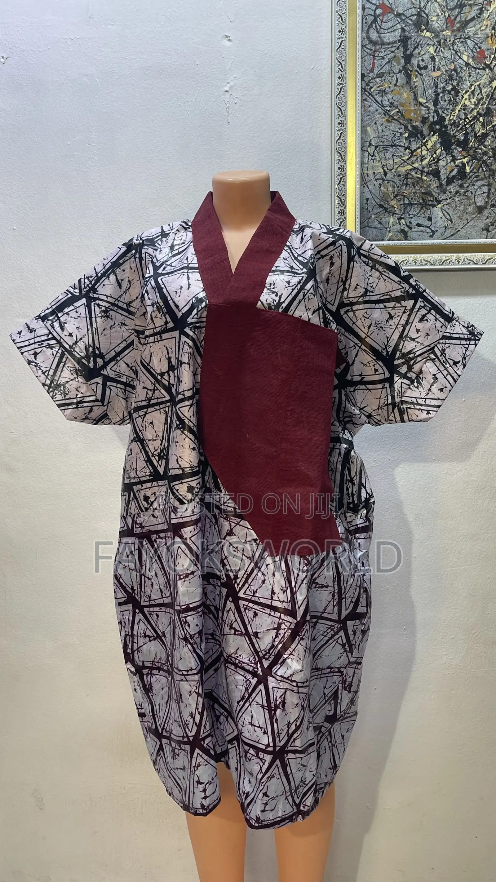 Short Kampala Patches Gowns