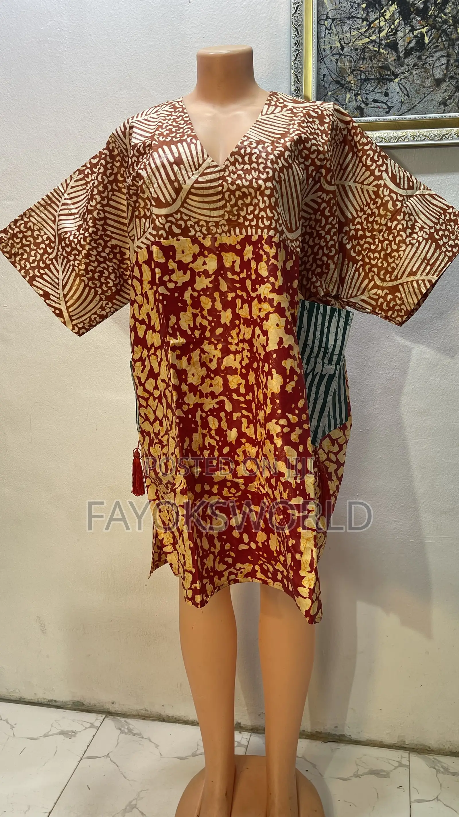 Short Kampala Patches Gowns