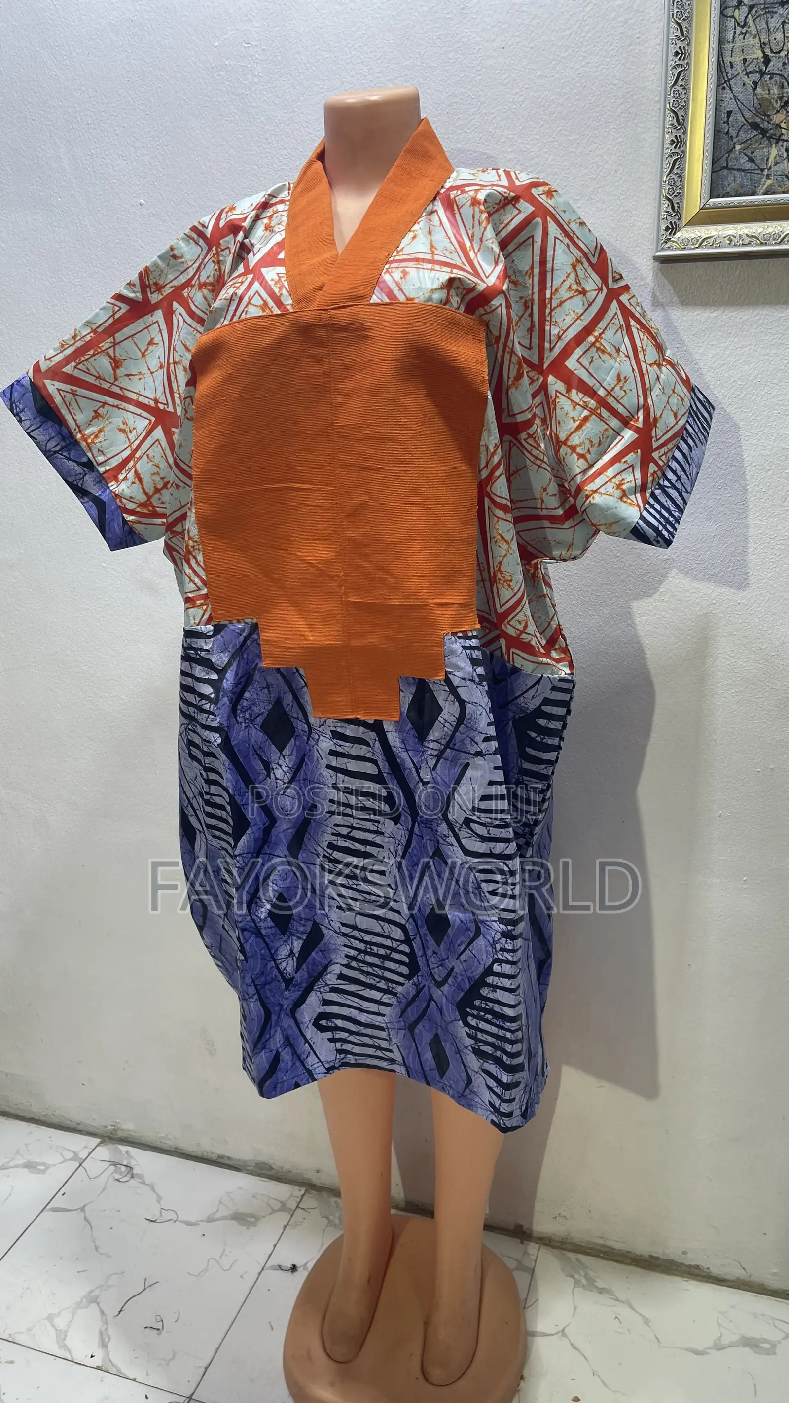 Short Kampala Patches Gowns