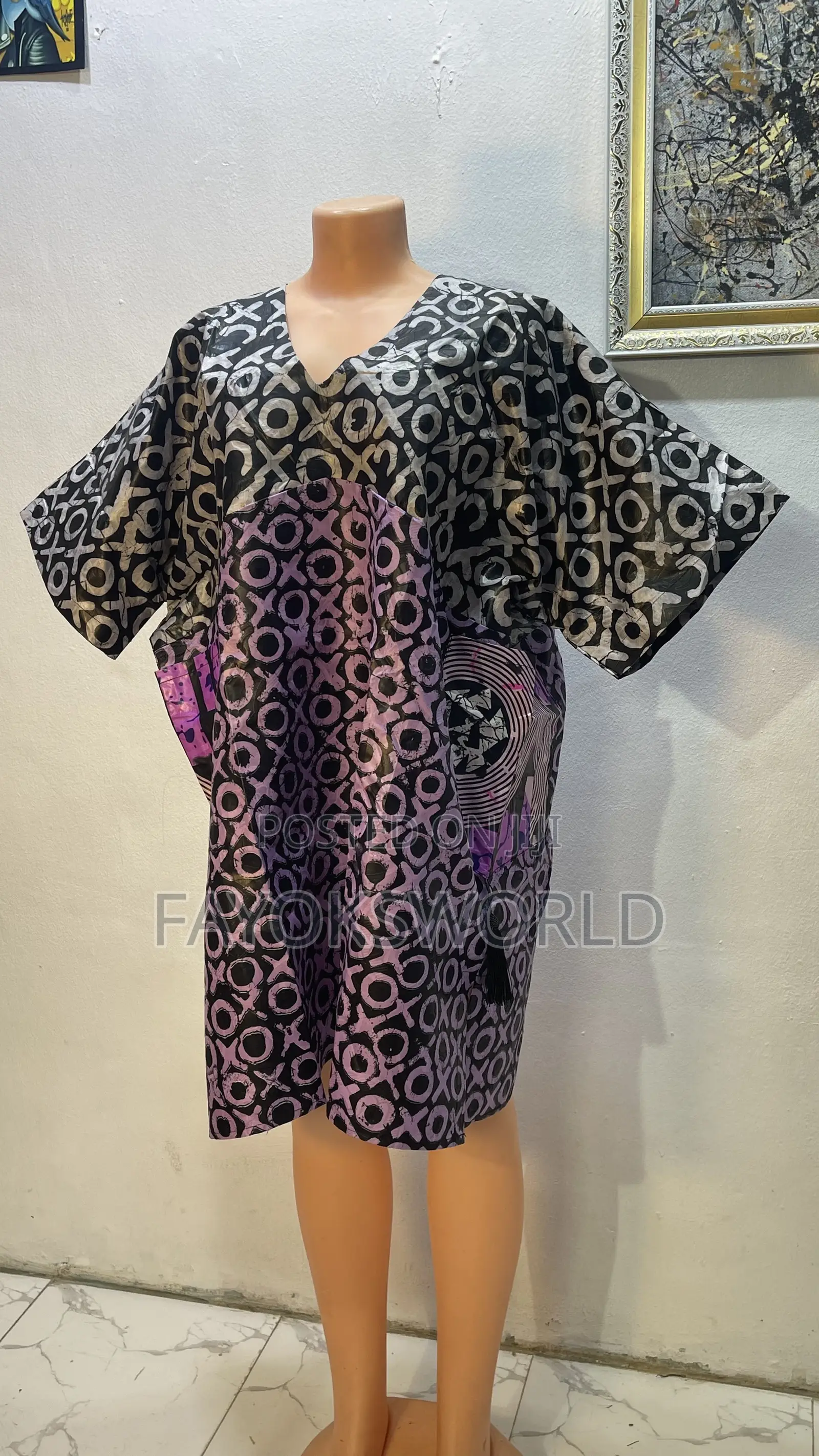 Short Kampala Patches Gowns