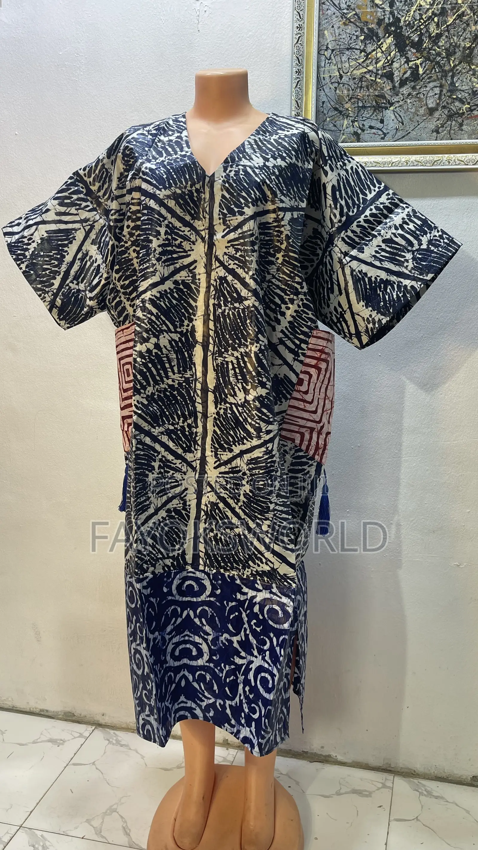 Short Kampala Patches Gowns