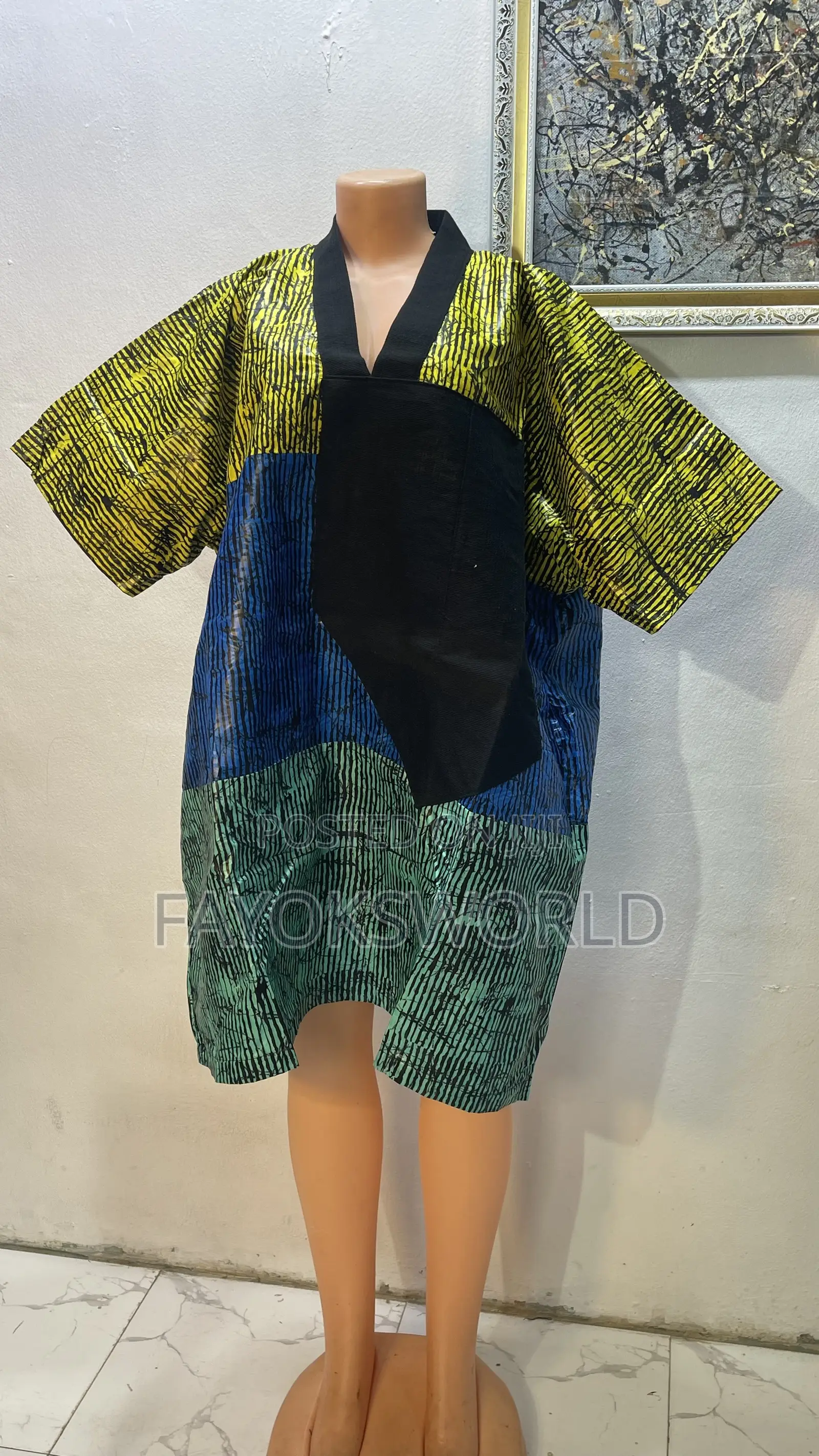 Short Kampala Patches Gowns