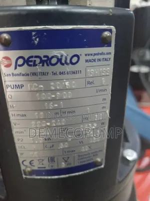 2hp Pedrollo Sewage Pump Machine