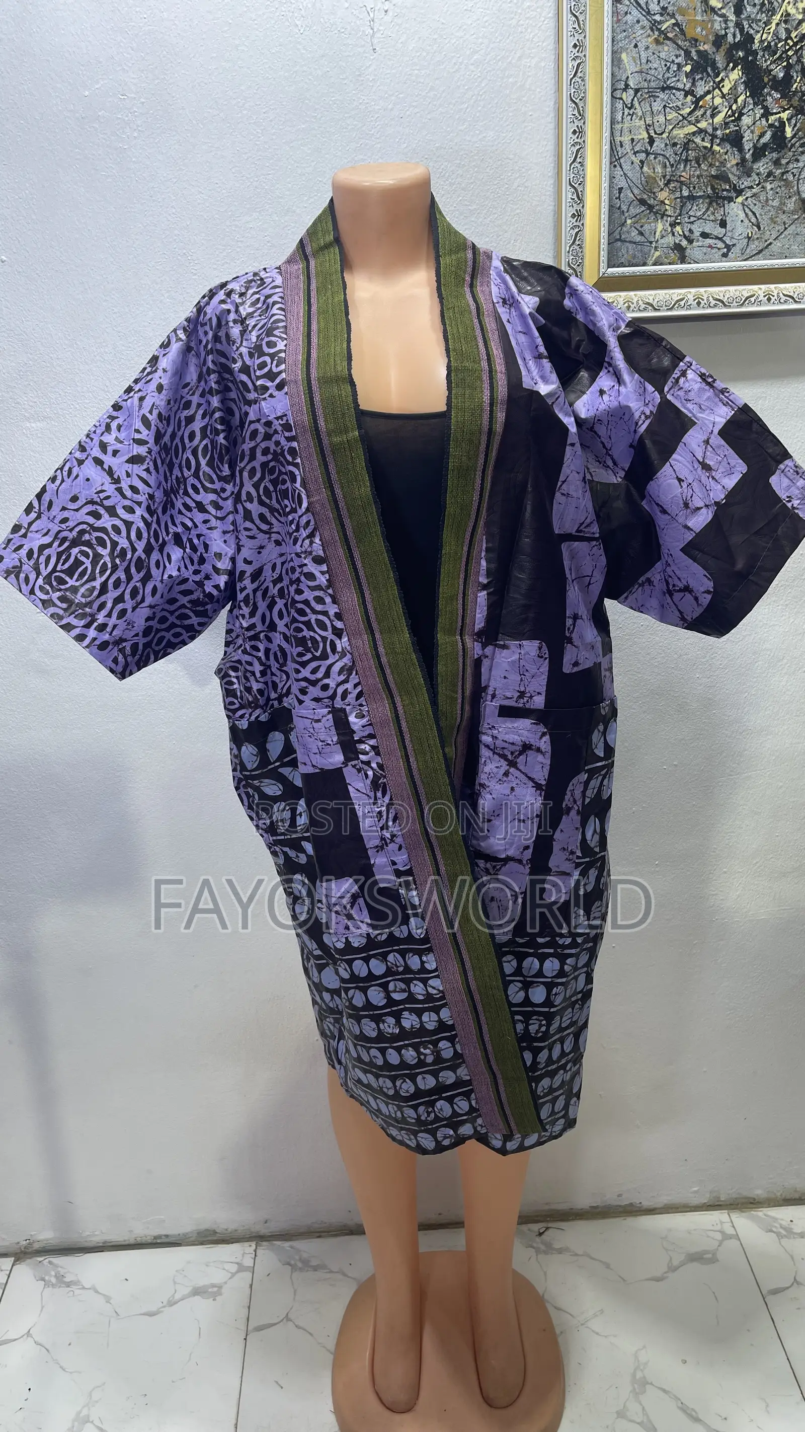 Short Kampala Patches Gowns