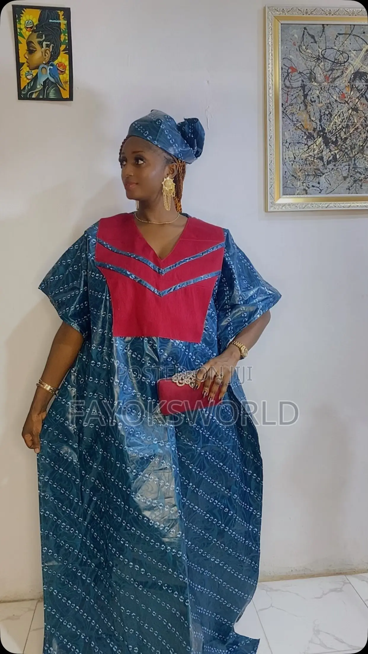 Kampala Asooke Long Gown