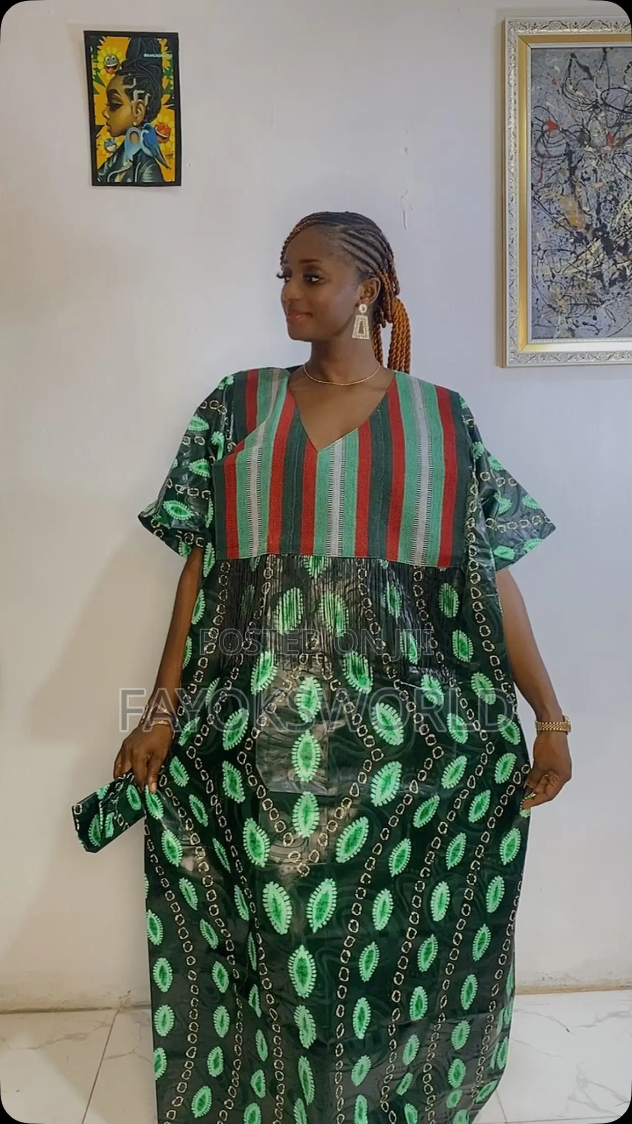 Kampala Asooke Long Gown