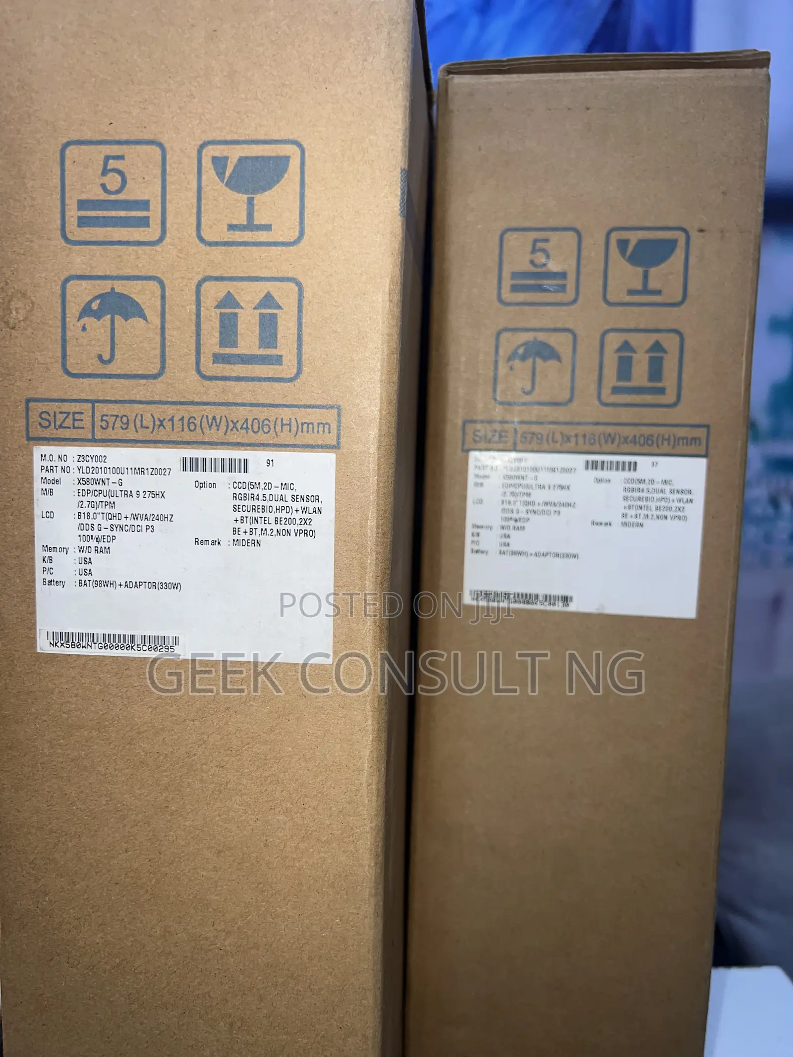 New Laptop Sager 32GB Intel Core Ultra 9 SSD 2T