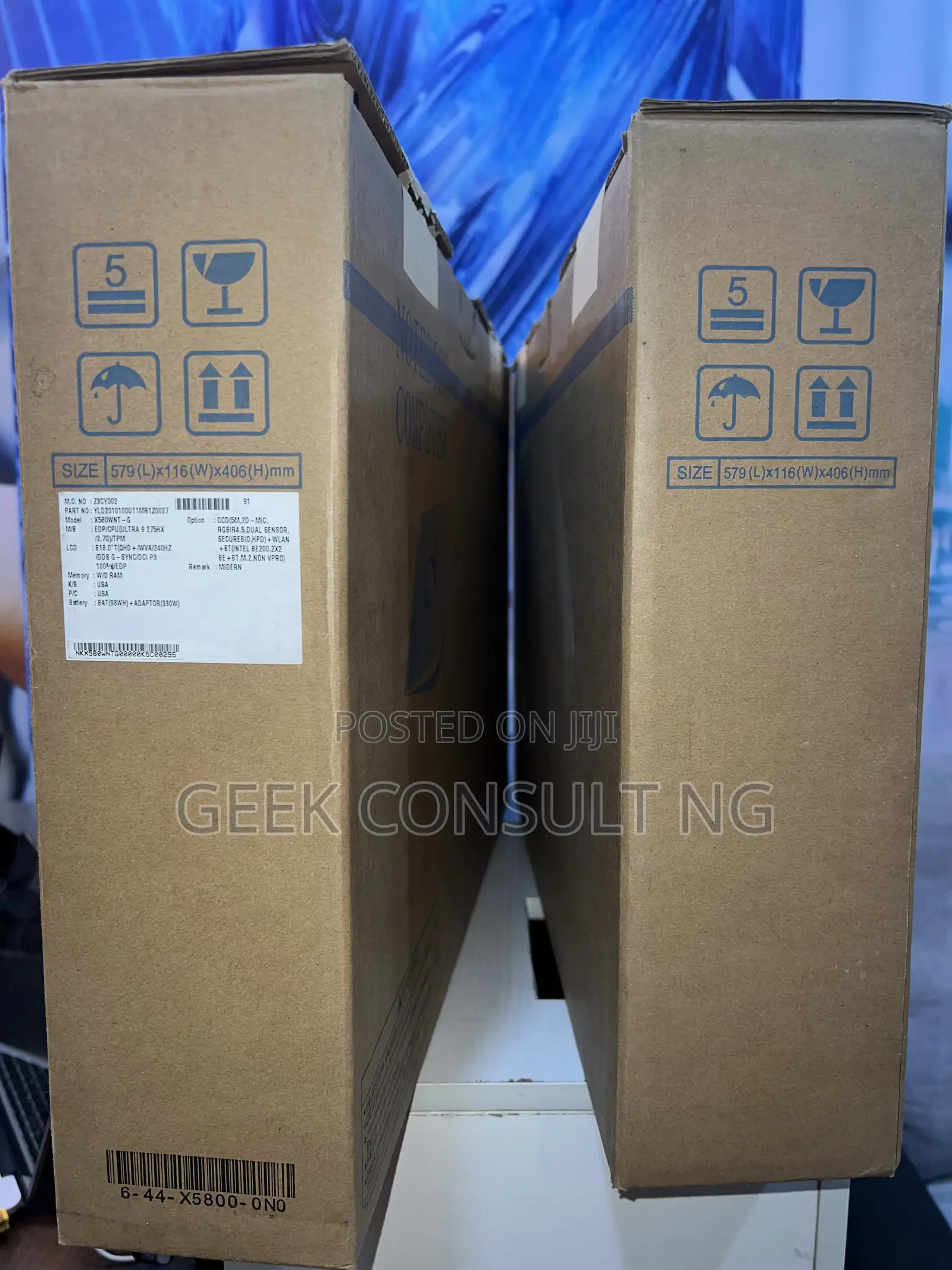 New Laptop Sager 32GB Intel Core Ultra 9 SSD 2T