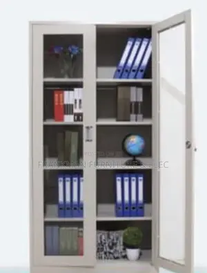Book Shelve With Glass Doors