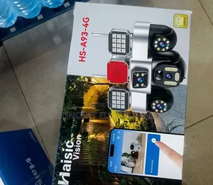 Haisic HS-A93 Solar-Powered Multi-Lens Outdoor Security Camera