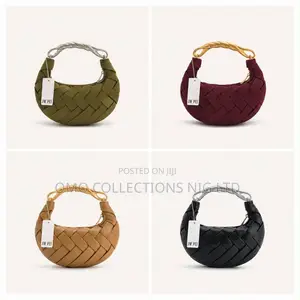JW PEI Women’s Crescent Moon Hobo Bag With Gold Metallic Handle