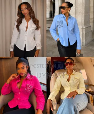 Pearl Embellished Lacy Panel Cuffs Shirt!
