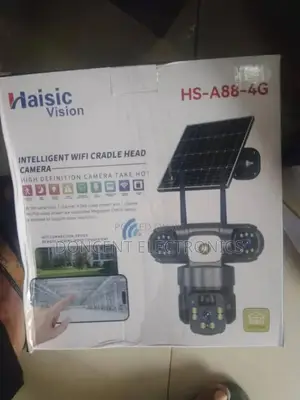 Haisic HS-A88-4G Multi-Lens Solar PTZ Security Camera With Panel