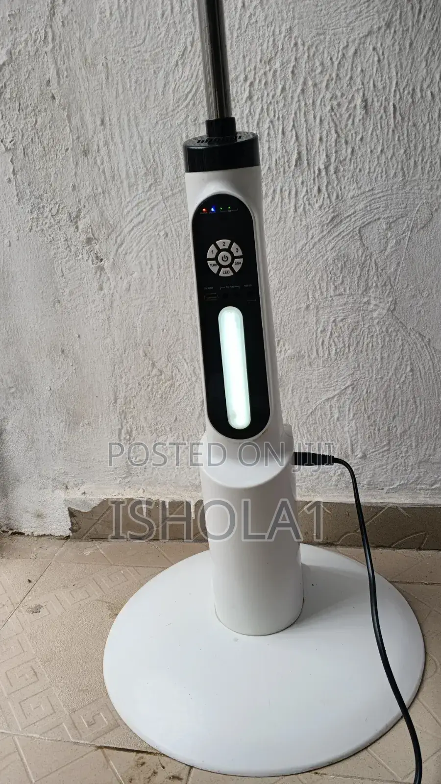 Polyester Rechargeable Fan 18inch