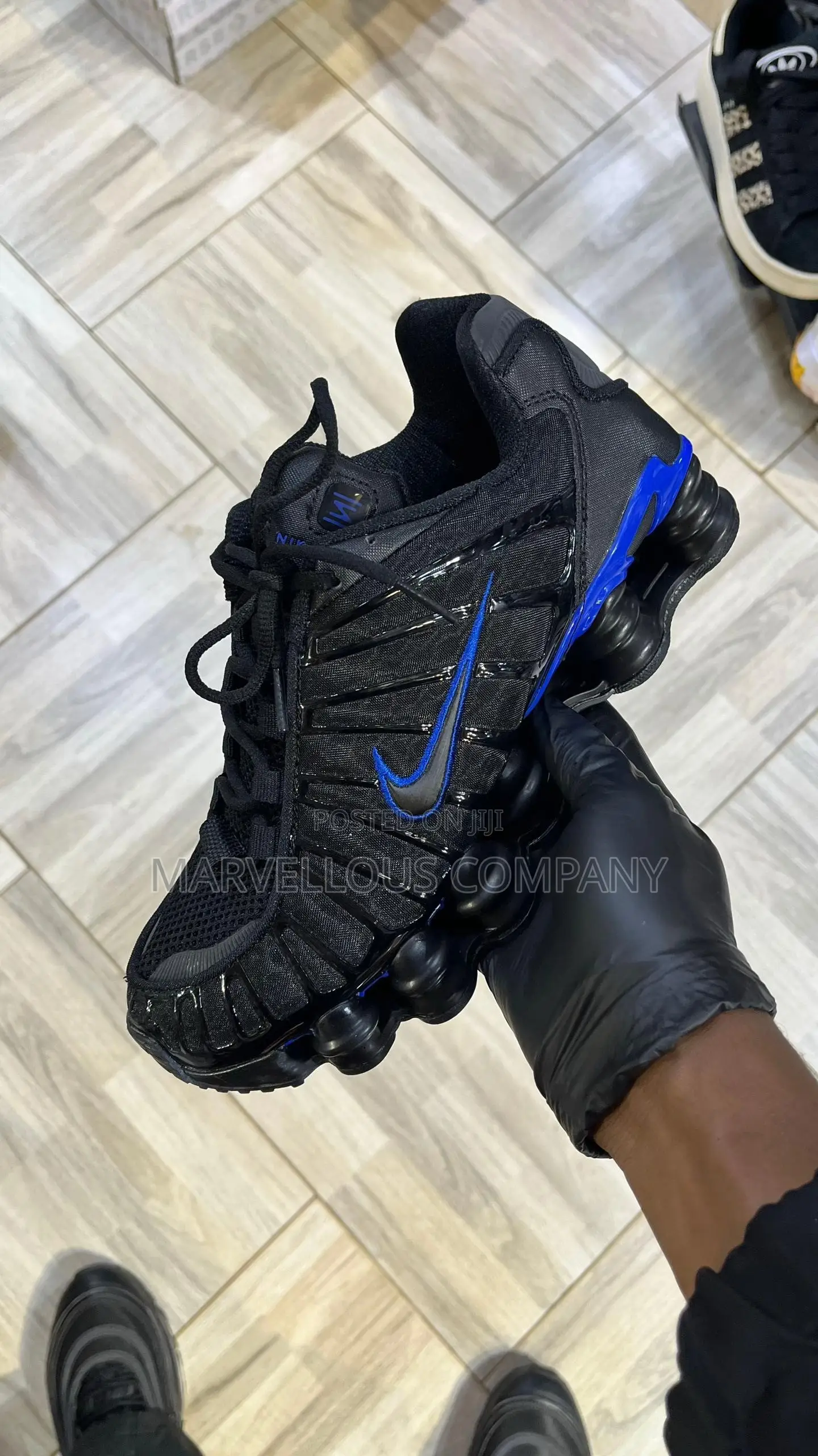 Nike Shox TL Black Origin Blue
